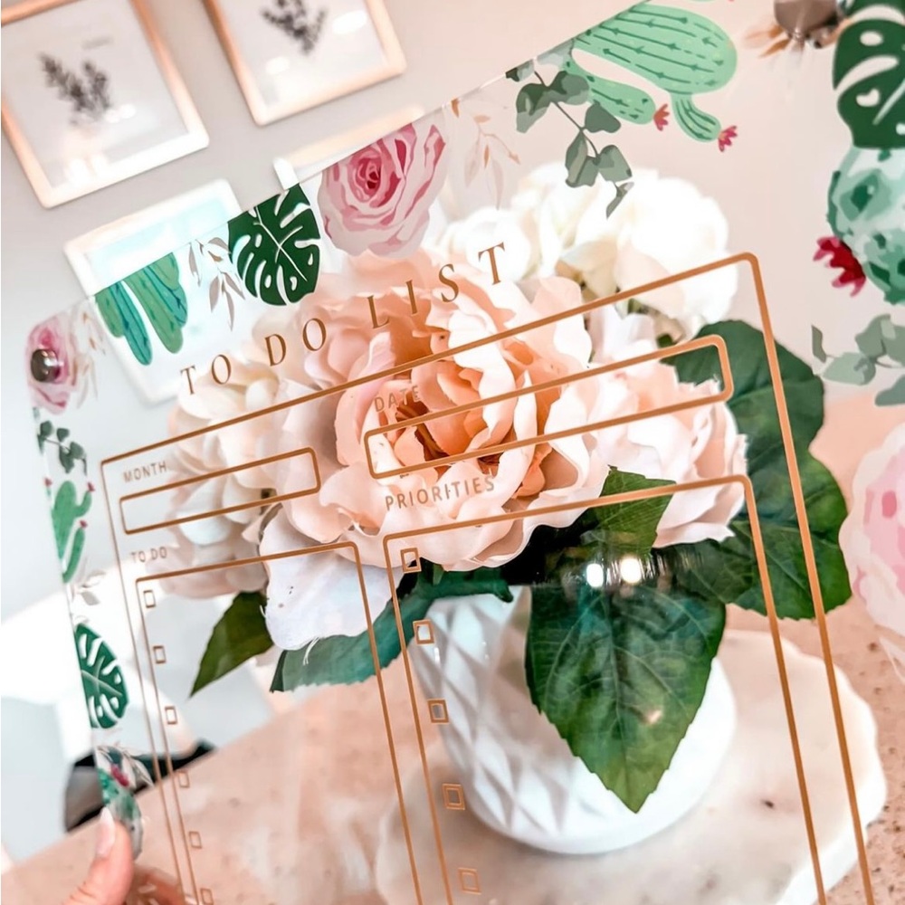 Votona’e Acrylic Magnetic Fridge calendar planning board